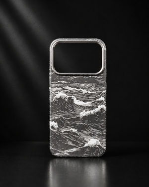 Great Wave Monochrome Case