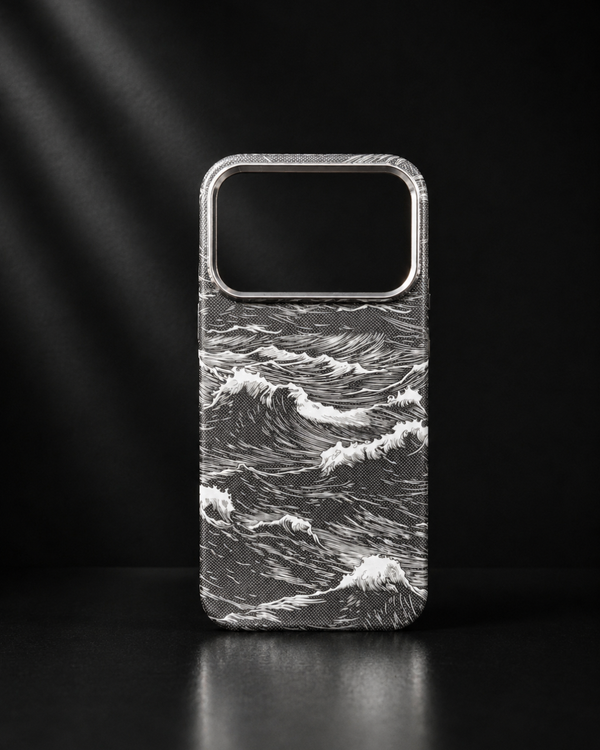 Great Wave Monochrome Case