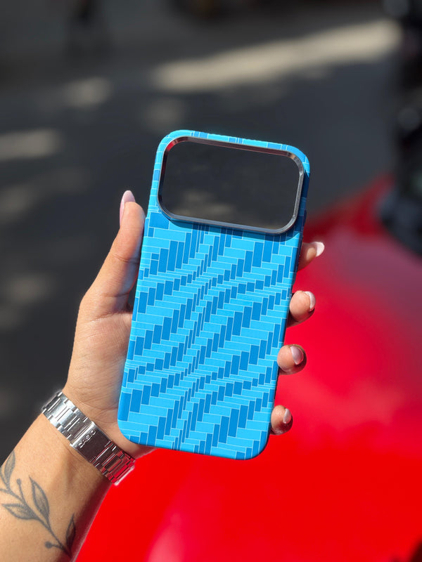 Azure Blue Weave Case
