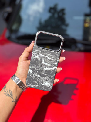 Great Wave Monochrome Case