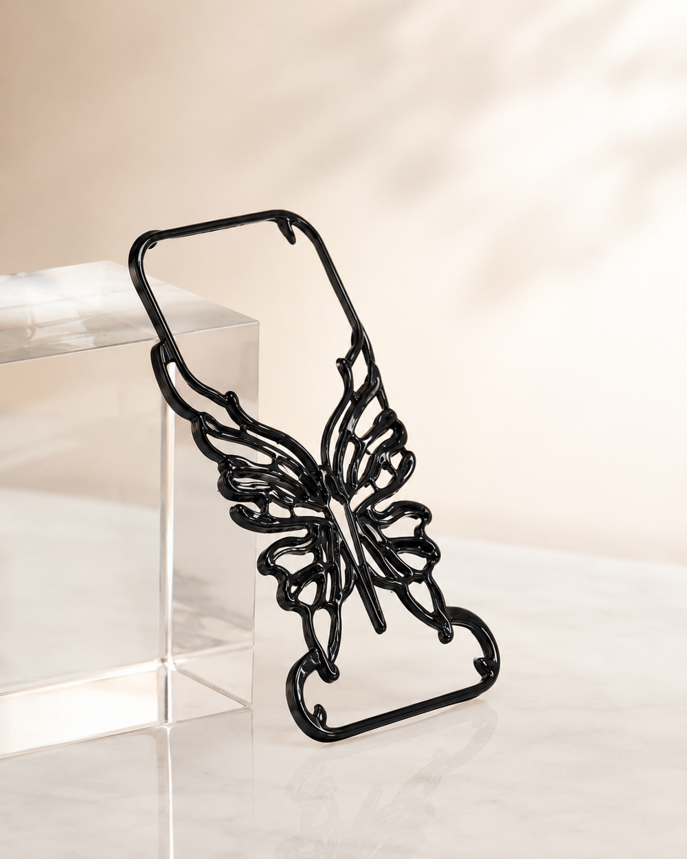 Midnight Butterfly Sculptural Phone Case