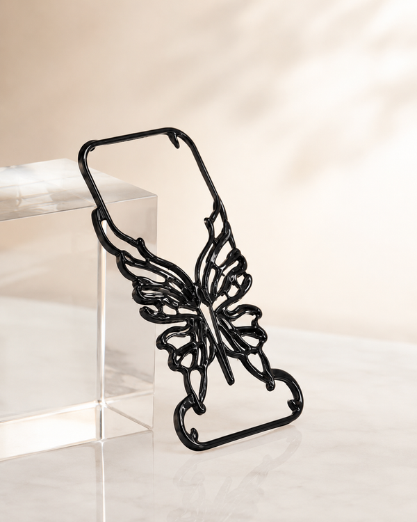 Midnight Butterfly Sculptural Phone Case