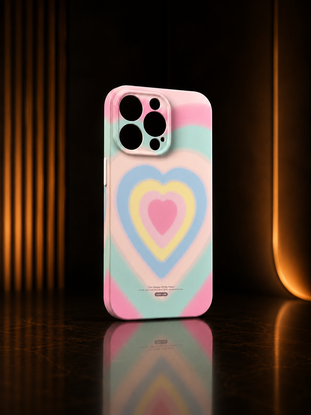 Pastel Heart Aura Case
