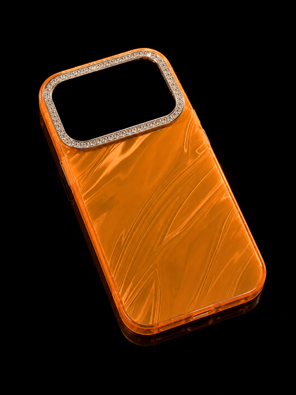 Amber Crystal Camera Case