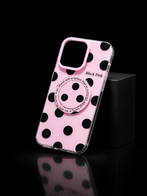 Pink Polka Pop Grip Case