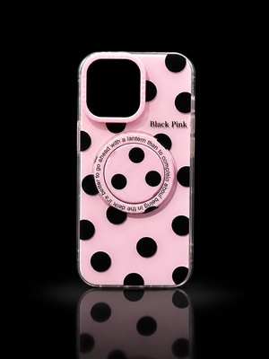 Pink Polka Pop Grip Case