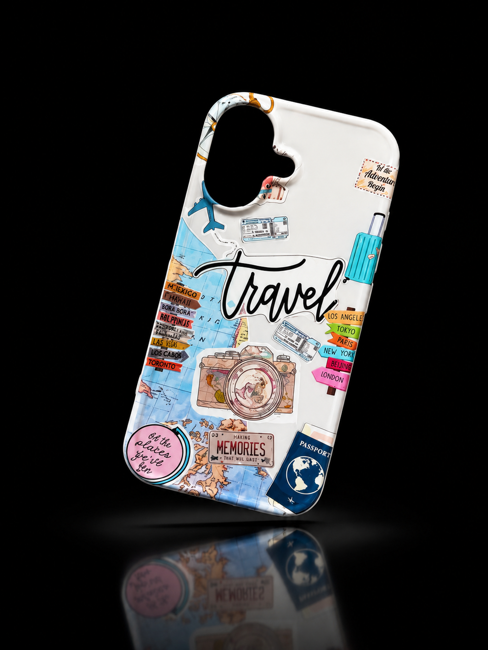 Wanderlust Travel Diary Case